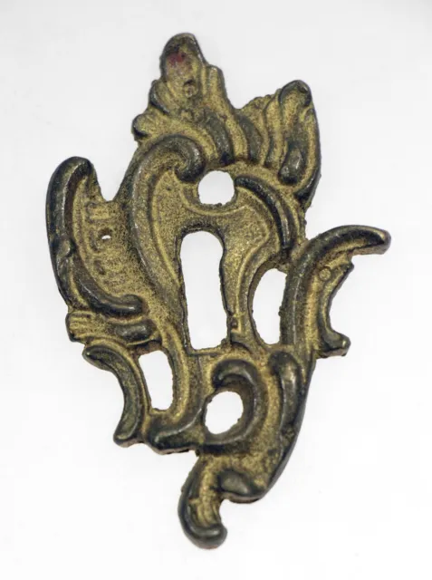 Antique Bronze Art Nouveau Key Hole Cover