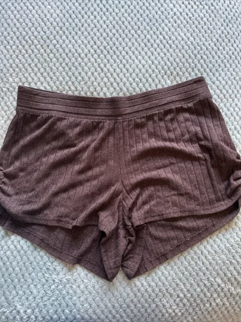 GILLY HICKS LOUNGE Dream worthy shorts, brown, size L £3.99 - PicClick UK