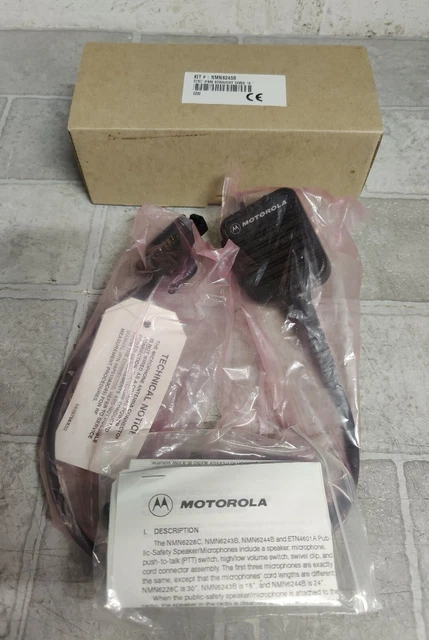 OPEN BOX Motorola NMN6243B Noise Cancelling Remote Speaker OPEN BOX Motorola NMN6243B Noise Cancelling Remote Speaker