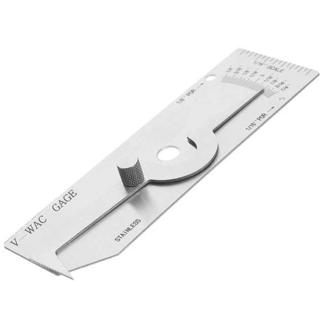 FILLET WELD GAUGE Welding Gauge Gauge Bridges welding inspection ruler ...