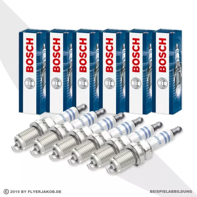 6x BOSCH ZÜNDKERZEN 0242236542 HONDA ACCORD 7 CIVIC 7 CR-V FR-V STREAM 2001-2016