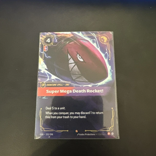 RIFTBOUND TCG ORIGINS - Super Mega Death Rocket! Epic Foil 252/298 NM £ ...