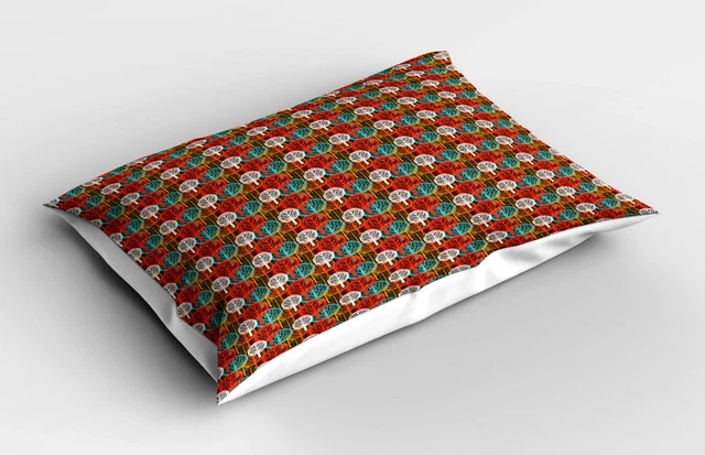 4 Housses De Coussin D'Automne 18x18 Pouces - Citrouilles Bleues - Style Ferme - Lin