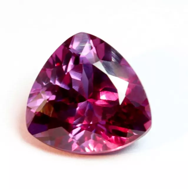 Naturel non Chauffé Violet Saphir 13.00 CT Certifié Trillion Coupe Desseré