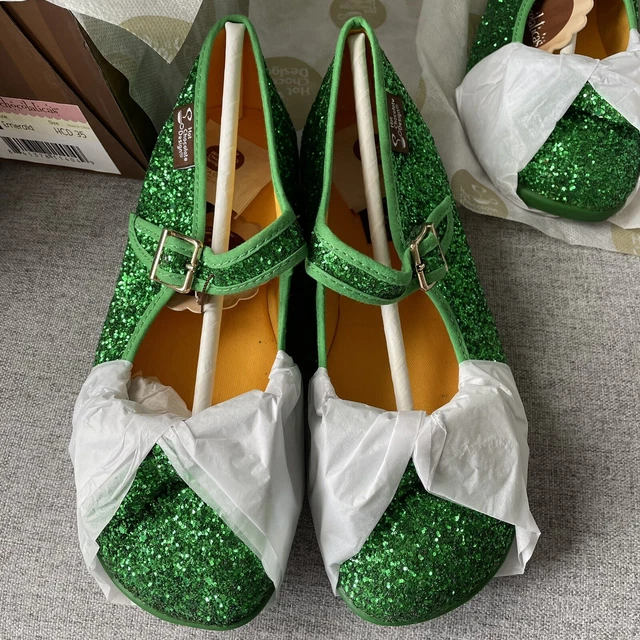 HOT CHOCOLATE DESIGN Emerald Mary Jane Chocolaticas Size 35 UK 3