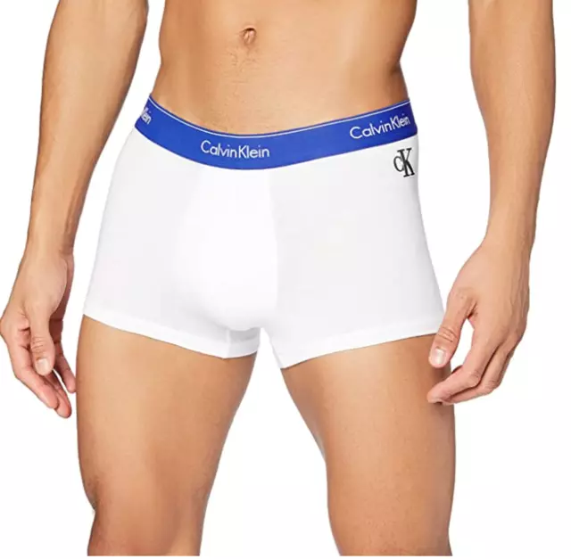 Baule da uomo Calvin Klein logo personalizzato cotone stretch taglia small