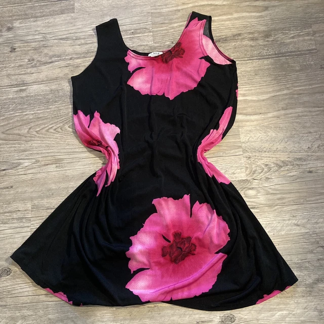Vintage “Jostar” viscose flower detail dress