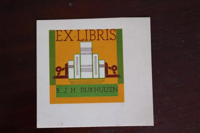 ✒ EX LIBRIS B J H Dijkhuizen