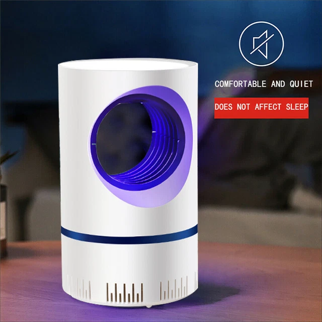Mosquito And Flies Killer Trap Suction Fan No Zapper Child Safe Catcher Lamp