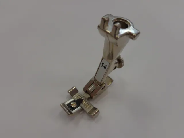 Genuine Vintage Bernina Old Style Presser Foot #14 Zipper with Guide