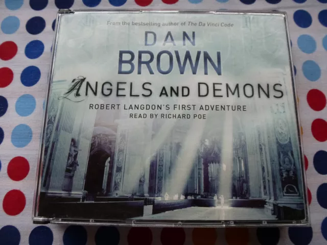 Dan Brown Angels And Demons Read By Richard Poe X6 Cd Audio Book