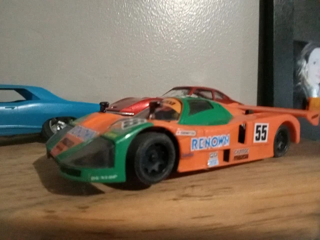 1/32 SCX Pro Can Am VTG Slot Car. All Original With Active Steering