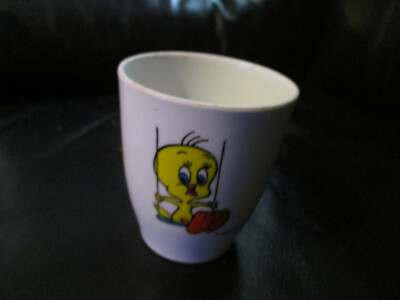 PETIT VERRE GOBELET EN MELAMINE TEFAL 1975 TITI WARNER BROS 