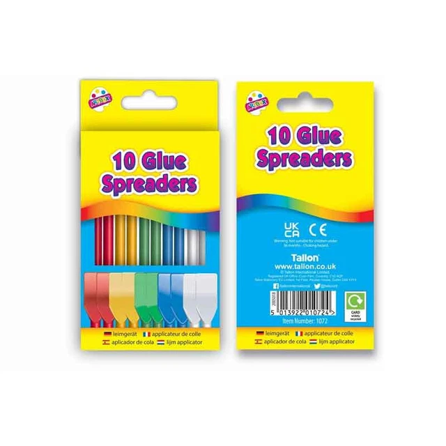 PLASTIC GLUE SPREADERS Adhesive PVA  Spatula Home School Craft Kids