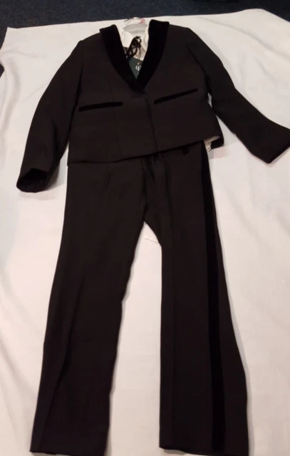 (Trowbridge) Girls tuxedo prom suit by Paisley of London. Lennox suit