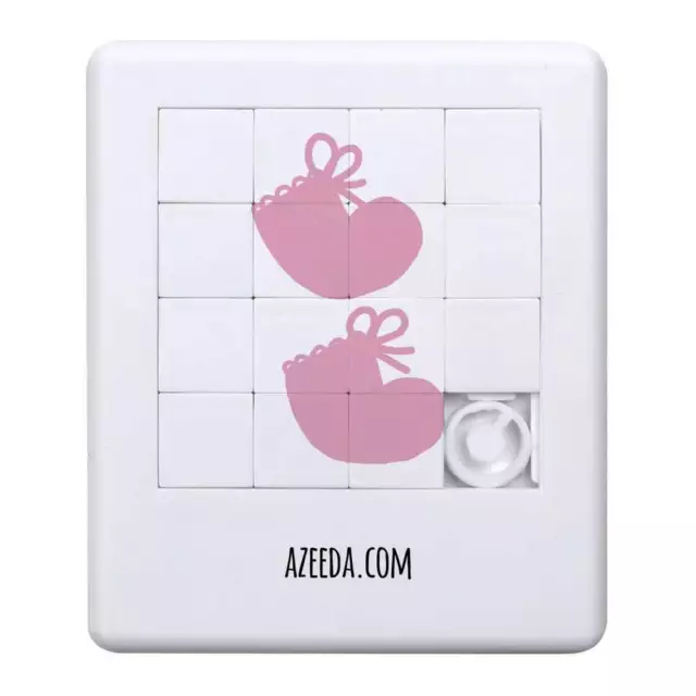 'Pink baby booties ' Sliding Puzzle (PZ00024787)