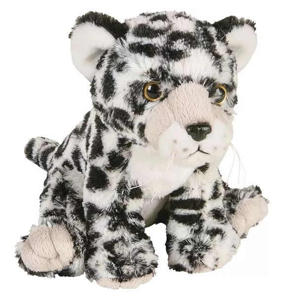 Adventure Planet Plush Animal Den - SNOW LEOPARD (8 inch) - New Stuffed Animal