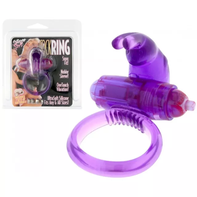 Sextoys - Anneau Vibrant Rabbit Pourpre