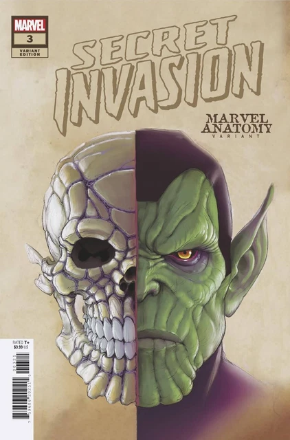 Secret Invasion #3 Cvr B Marvel Anatomy Lobe Marvel Comics 2022 1st Print NM