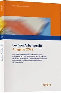 Lexikon Arbeitsrecht 2023 - 9783807328300 DHL-Versand PORTOFREI