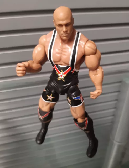 WWE WWF TNA Wrestling Legend KURT ANGLE Superposeable 6" toy action figure lot