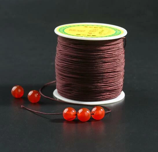 NEW 100M QUALITÄT Nylon Schnur / chinesische Knoten/Shamballa Makramee Perlen 4