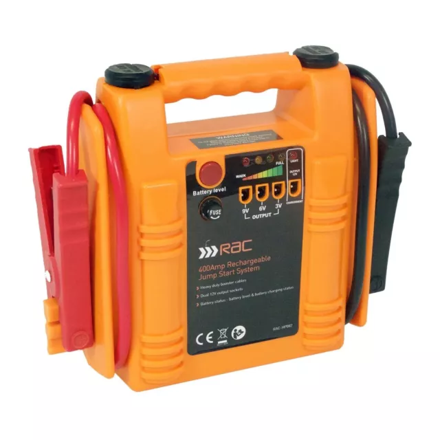 RAC - 400 Amp Rechargeable Jump Start System (RAC - HP082)