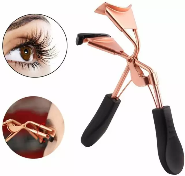 Piegaciglia in Metallo Trucco Ciglia Make up Lash Curler Nuovo