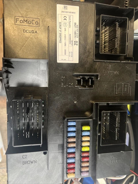 FORD TRANSIT CUSTOM 14-18 BCM Body Control Module Fusebox BK2T14B476CP ...