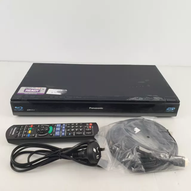 PANASONIC DMR-PWT500 Blu-ray DVD Player 320 GB HDD TV Recorder HD + HDMI + Remot