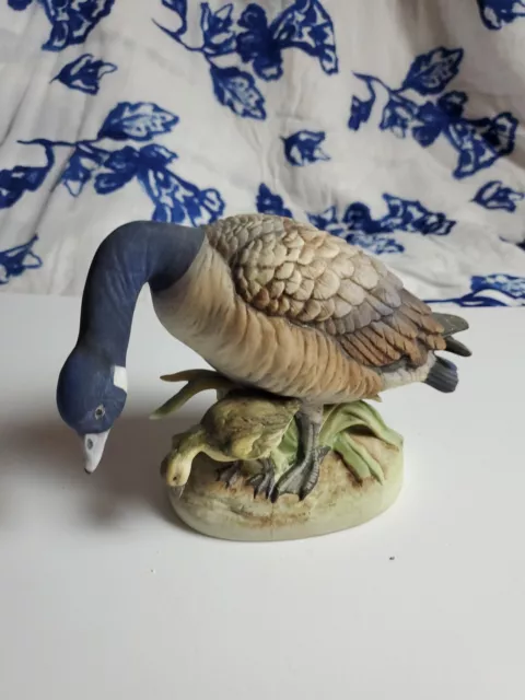 Vintage Canada Goose Andrea By Sadek-Bird Porcelain Figurine Handpainted