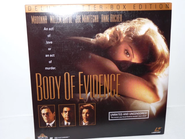 Body of Evidence Madonna Deluxe Letter Box Edition Laserdisc LD Uncensored Body of Evidence Madonna Deluxe Letter Box Edition Laserdisc LD Uncensored