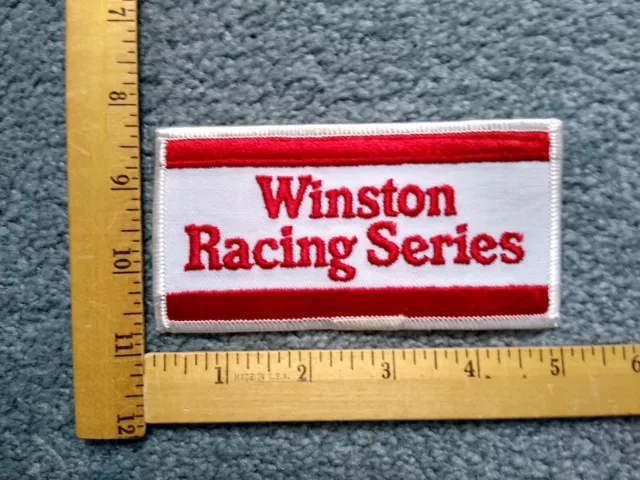 One Rare Winston Racing Series Nascar Racing Patch  Free Shipping