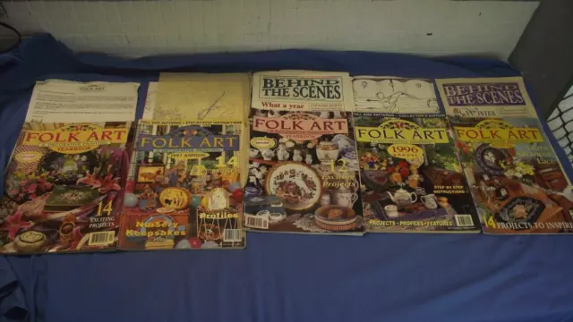 Folk Art & Decorative Painting Annuals 5 Magazine Bundle