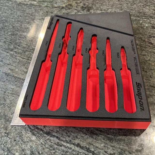 SNAPON FMPL01BR FOAM organizer for 6pc essential plier set red 169.95