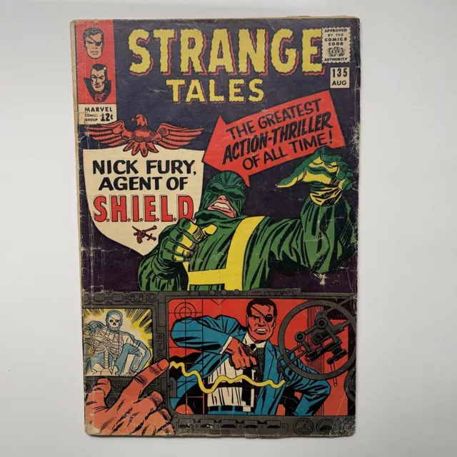 Strange Tales #135 1965 Nick Fury Agent Of Shield