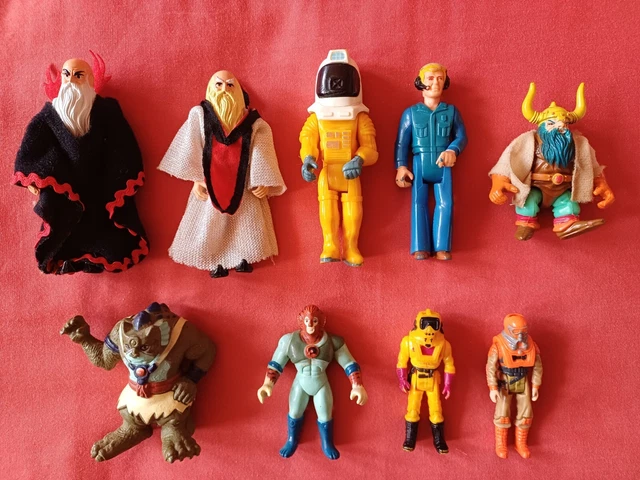 VINTAGE RANDOM FIGURE Bundle. 80s/90s. Thundercats? Mask? Dungeons ...