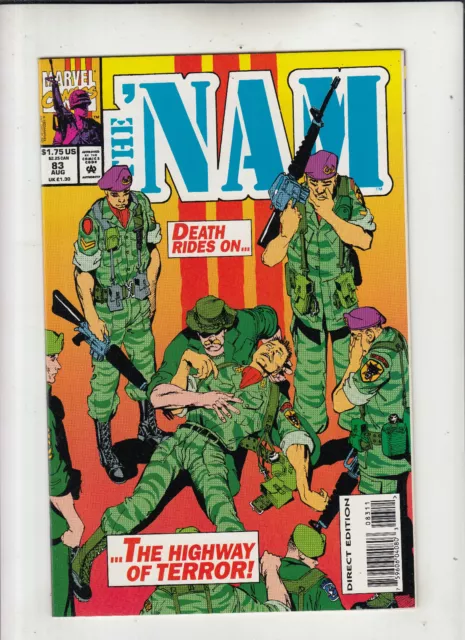 The 'Nam #83 (Marvel 1993) Death Rides on the Highway of Terror! NM