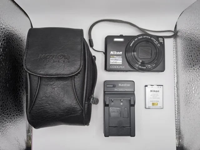 Estuche cargador para cámara digital Nikon Coolpix S7000 16 MP probado envío rápido