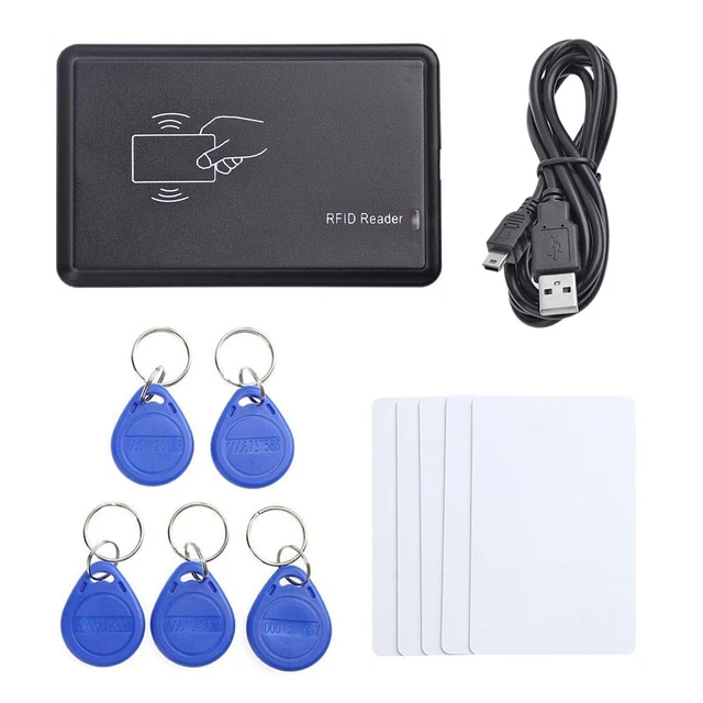 Lettore versatile smart card RFID USB per controllo accessi e registrazione del tempo