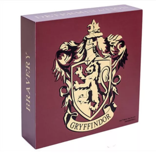 Silver Buffalo Gryffindor Crest Box Sign 6" x 6"