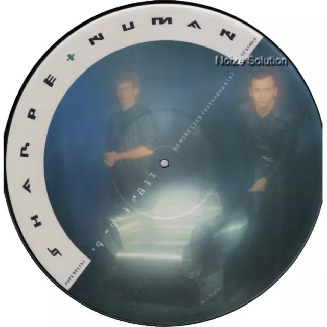 Sharpe and Numan (Gary) - No More Lies - 12 inch Vinyl Picture Disc