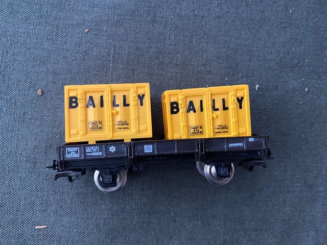 Trains HO 2 wagons plats Jouef - Jeux & Jouets