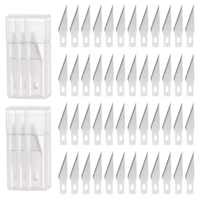 60pcs Exacto Knife Blades #7 Hobby Knife Replacement Blades
