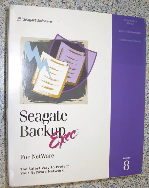 Veritas Seagate Backup SOFTWARE EXEC V8.0 Netware Multi Server Edition German