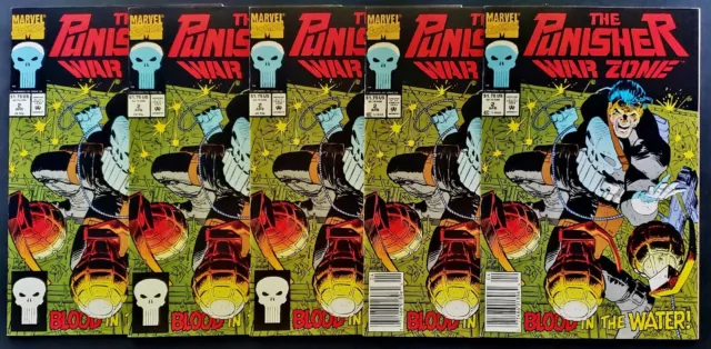 The Punisher War Zone 5 issue lot.......High Grade!