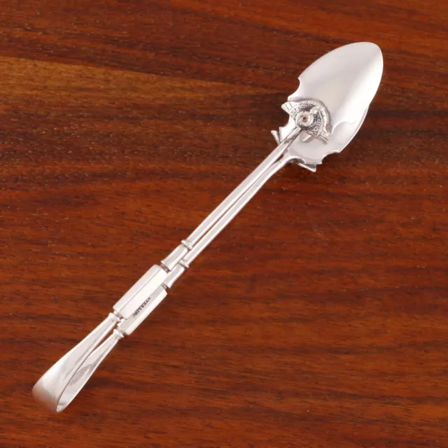 Early Gorham American Sterling Silver Sugar / Tea Tongs Isis 1870 No Monogram