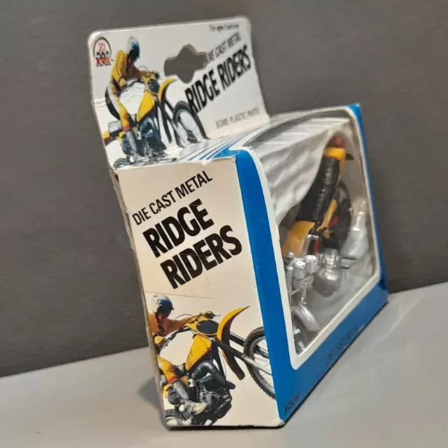 Ridge Riders Die Cast Motorcycle Zylmex Motorbike Vintage Toy Boxed 70s Yamaha 3