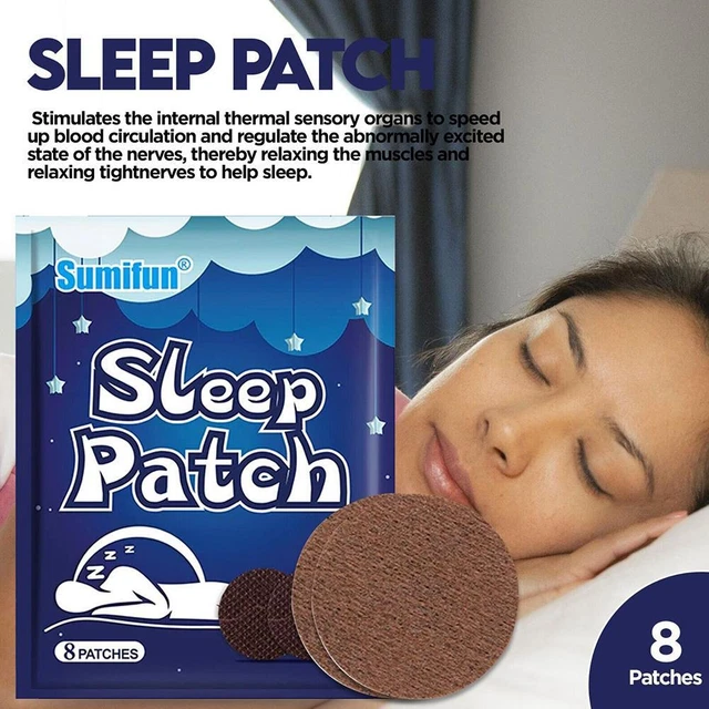 Parche de promoción natural fácil para dormir ayuda para mejorar el sueño pegatina 8 piezas