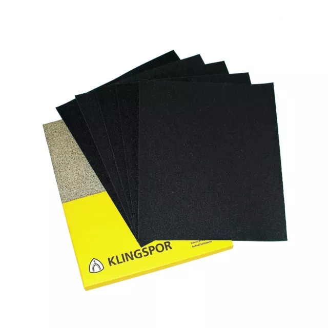 Wet And Dry Sandpaper 60 - 2500 Grit Klingspor Sand Paper Mixed You Choose